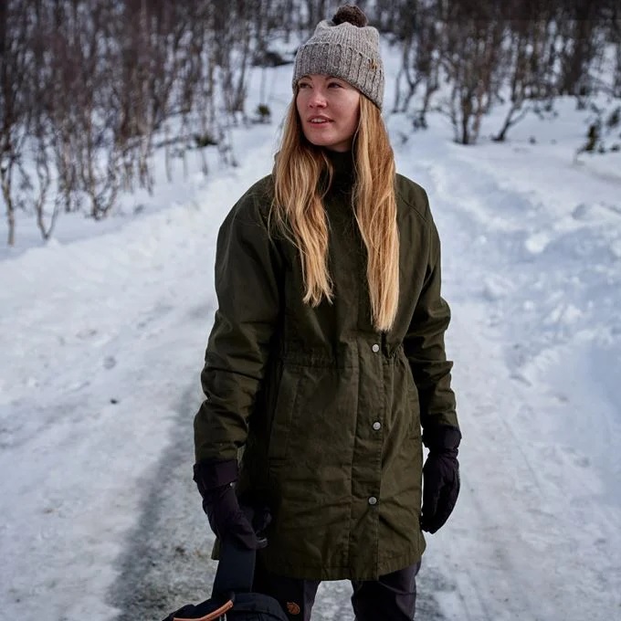 Fjällräven Damen Karla Hydratic Jacket - Langer Winterparka Mit Wasserdichter Membran
